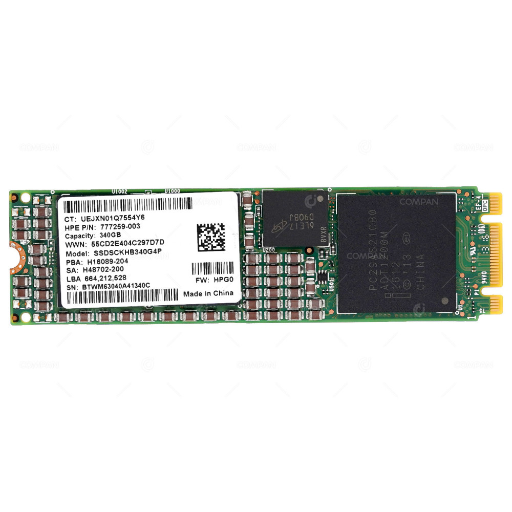 777259-003  HP 480GB 6G SATA M.2 2280 SSD