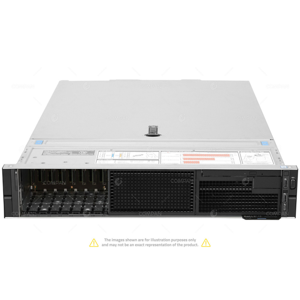 Dell PowerEdge R740 8SFF GPU KIT 2x Xeon Gold 6134 384 GB RAM Rails