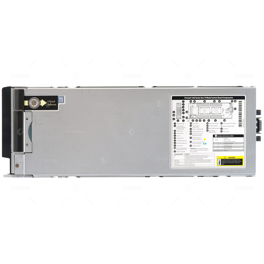 HPE Proliant BL460C G10 2SFF 2x Xeon Silver 4114 512GB RAM 2x 300GB SAS