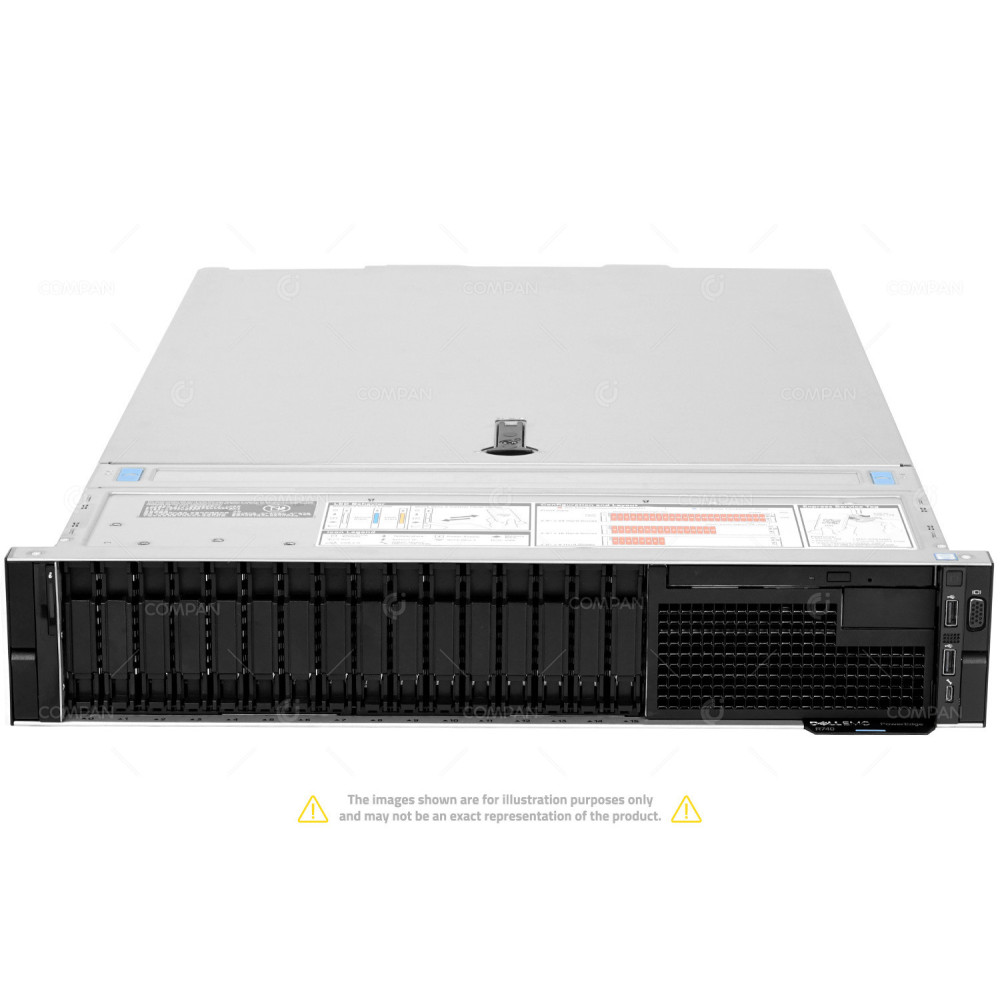 Ram Slots R740 Dell PowerEdge R740 16SFF 2x Xeon Bronze 3104 64 GB RAM Rails