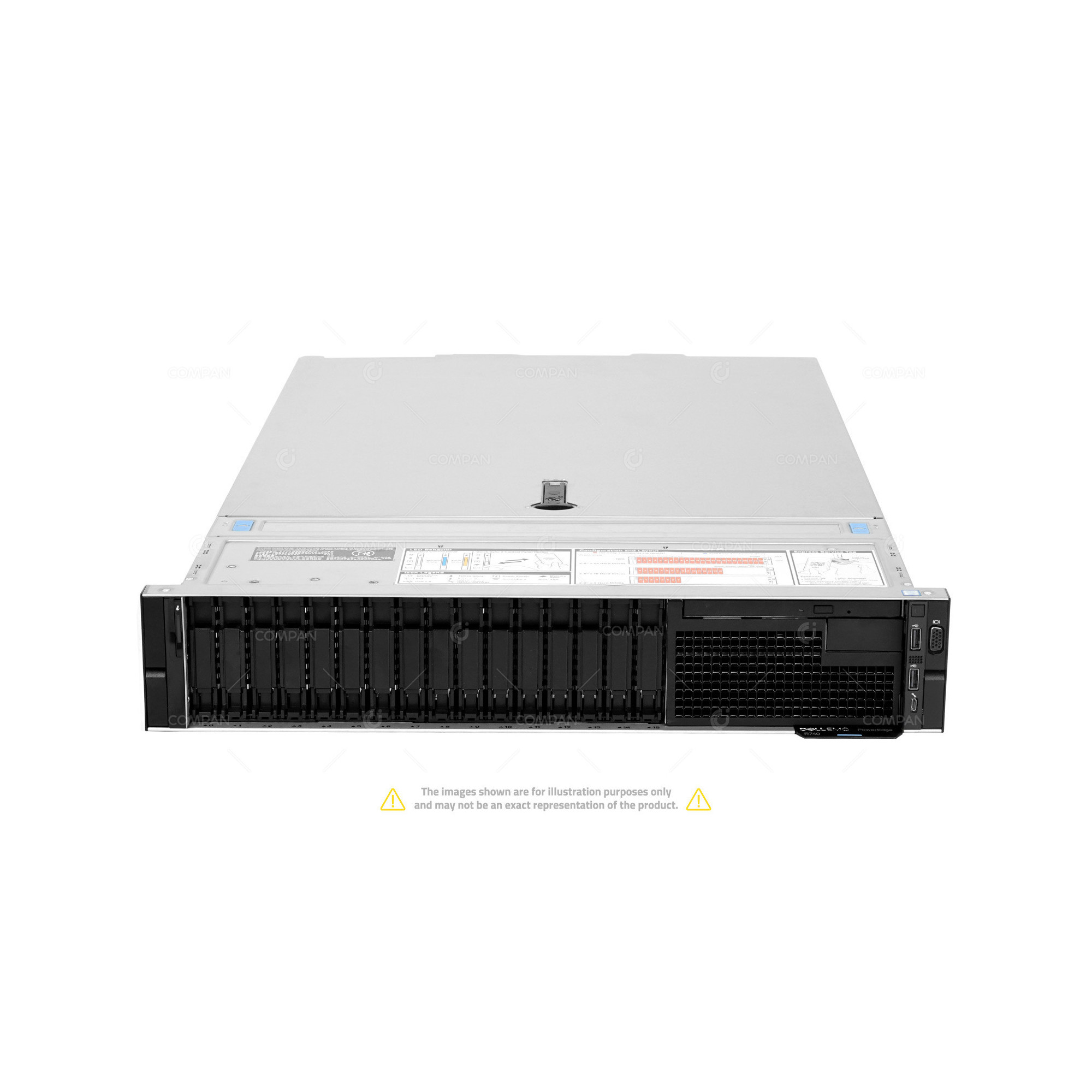 Dell PowerEdge R740 16SFF 2x Xeon Gold 6134 384 GB RAM Rails
