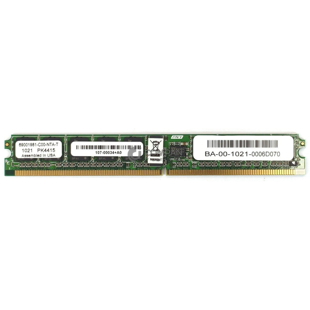107-00034 NETAPP 1GB ECC MEMORY FOR FAS2020 - 107-00034+A0