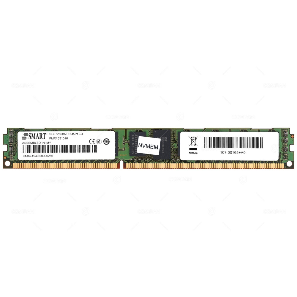 107-00165 NETAPP 2GB ECC MEMORY FOR FAS2554 FAS2520 FAS2552 - 107-00165+A0