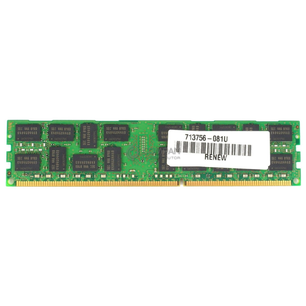 713756-081 HP DDR3 16GB 2RX4 PC3L-12800 1600MHZ RDIMM CL11