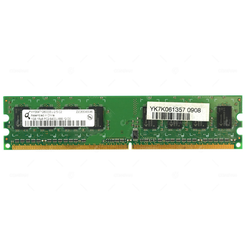HYS64T128000EU MEMORY 1GB 1RX8 PC2 6400U DDR2 -