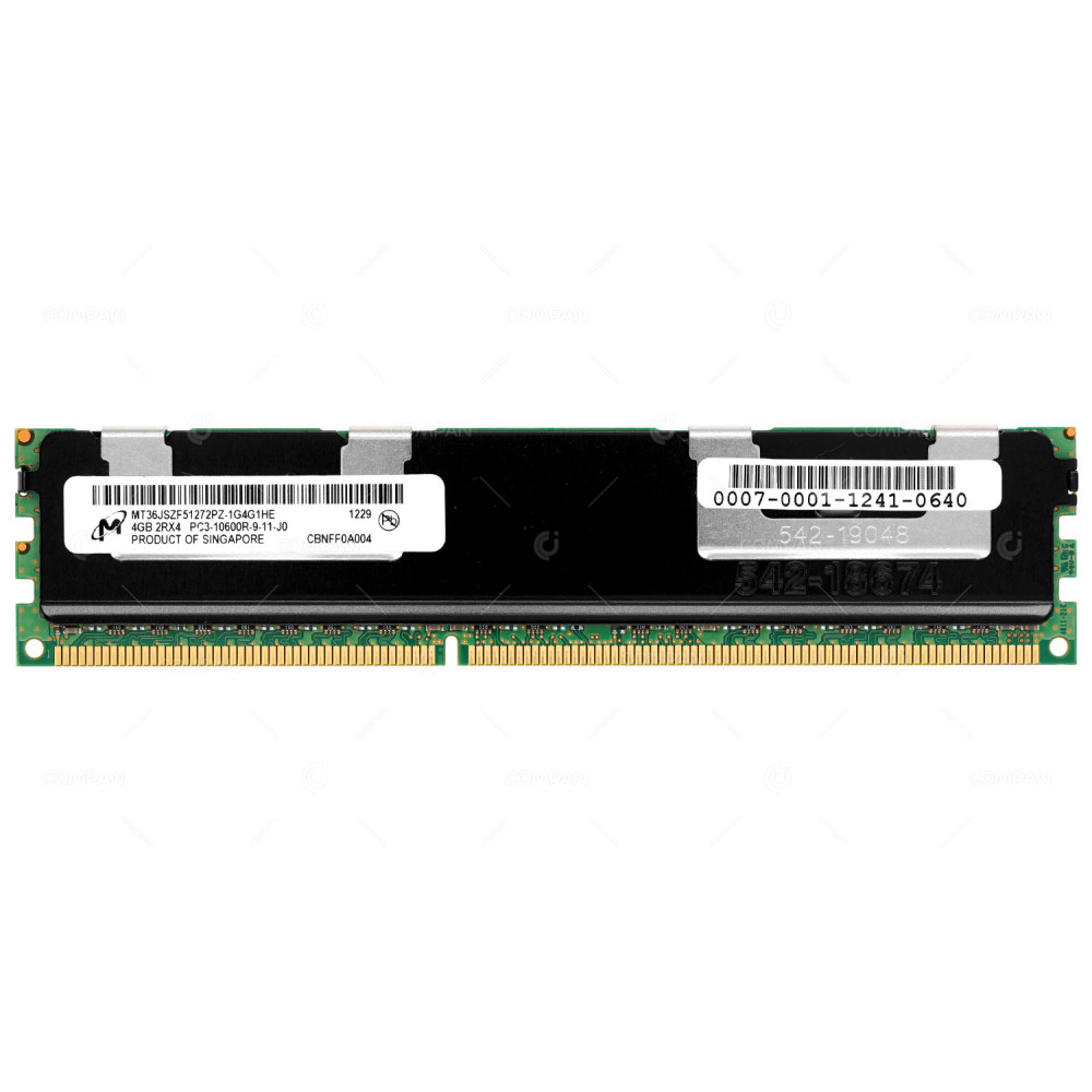 MT36JSZF51272PZ-1G4G1 EMC DDR3 4GB PC3-10600 1333MHZ RDIMM CAS 9-9-9