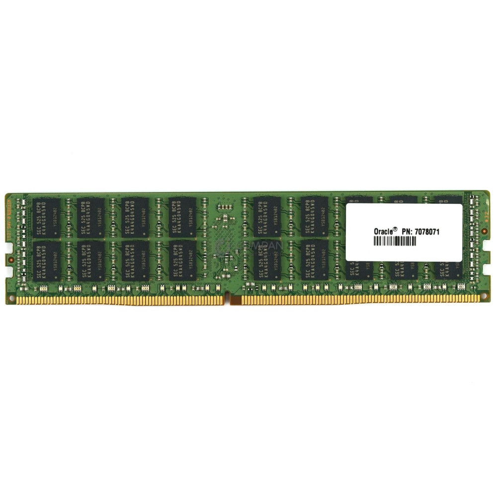 7078071 SUN ORACLE DDR4 16GB 2RX4 PC4-17000 2133MHZ RDIMM CAS 15-15-15