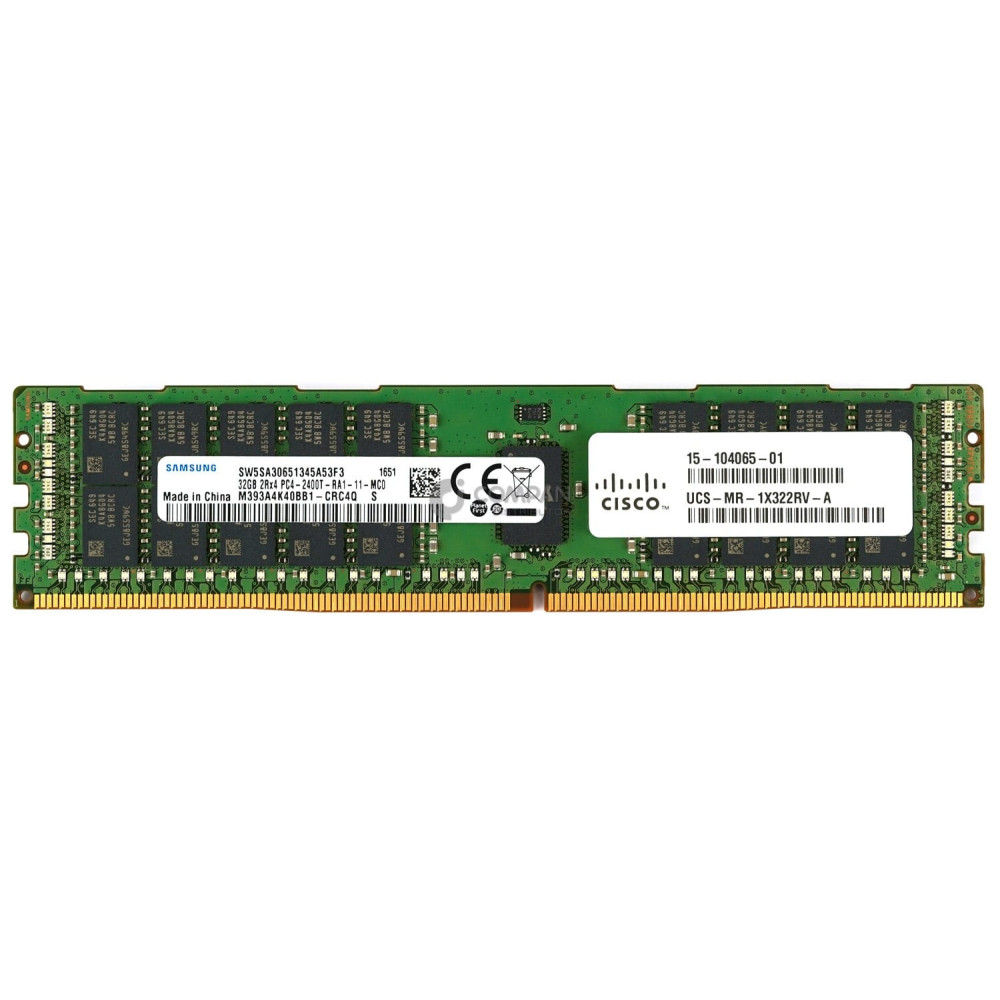 15-104065-01 CISCO DDR4 32GB 2RX4 PC4-19200 2400MHZ RDIMM