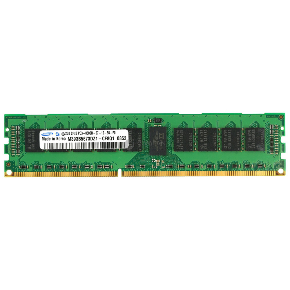M393B5673DZ1-CF8 SAMSUNG MEMORY 2GB 2RX8 PC3 8500R DDR3