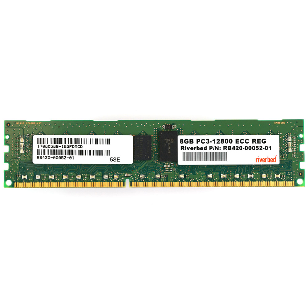 RB420-00052-01 RIVERBED MEMORY 8GB 1RX8 PC3 12800  ECC REG DDR3