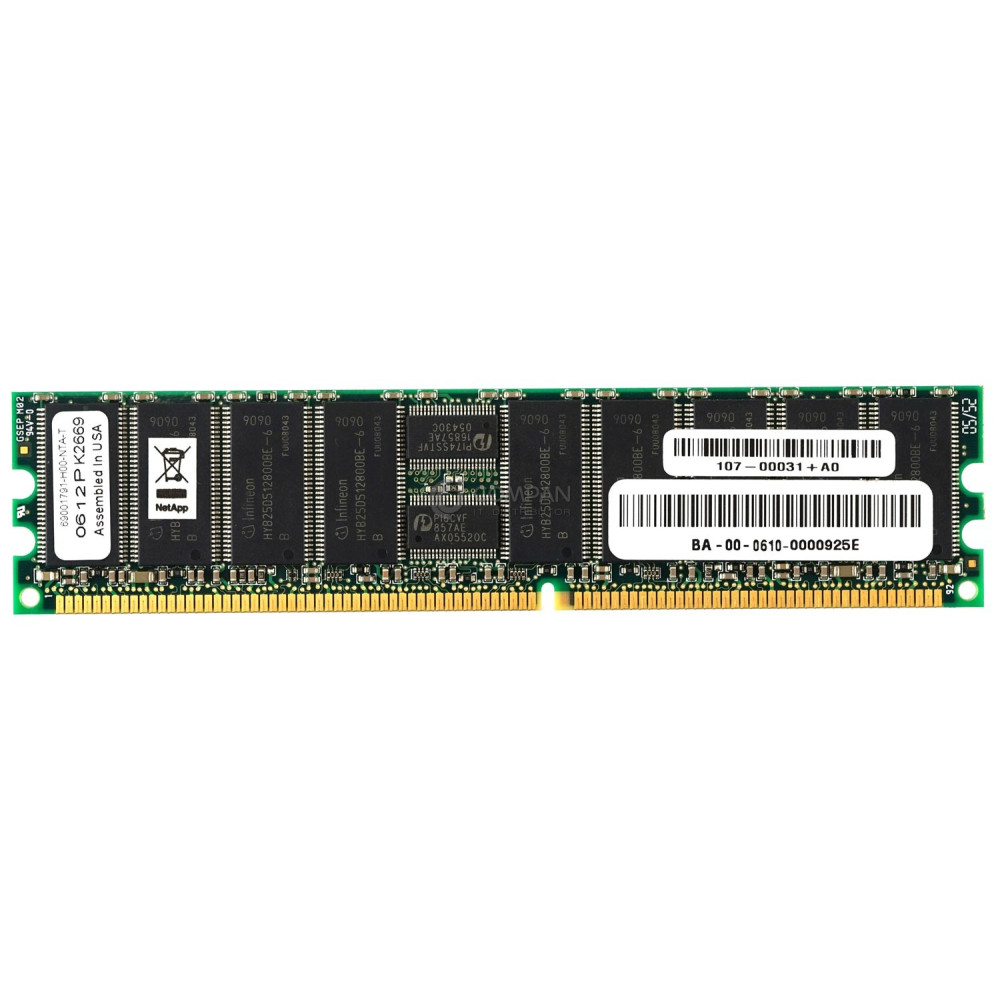 107-00031 NETAPP 1GB MEMORY DIMM FOR FAS3050