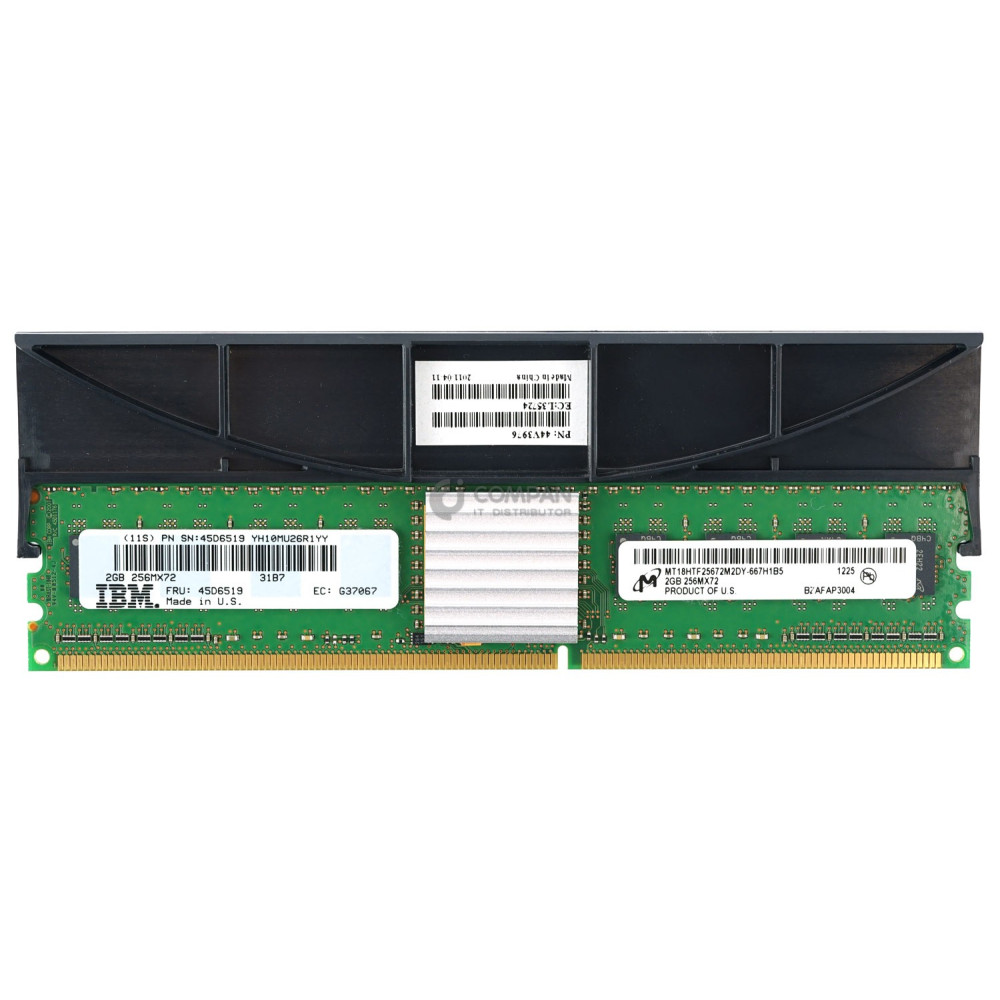 45D6519 IBM 2GB PC2-5300 MEMORY FOR POWER SERIES - 44V3976