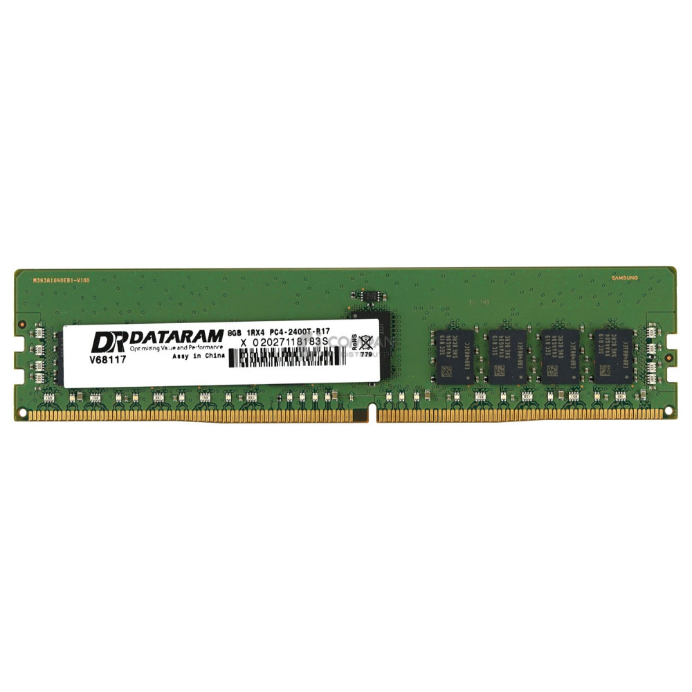 V68117 DATARAM MEMORY 8GB 1RX4 PC4 2400T DDR4 19200T