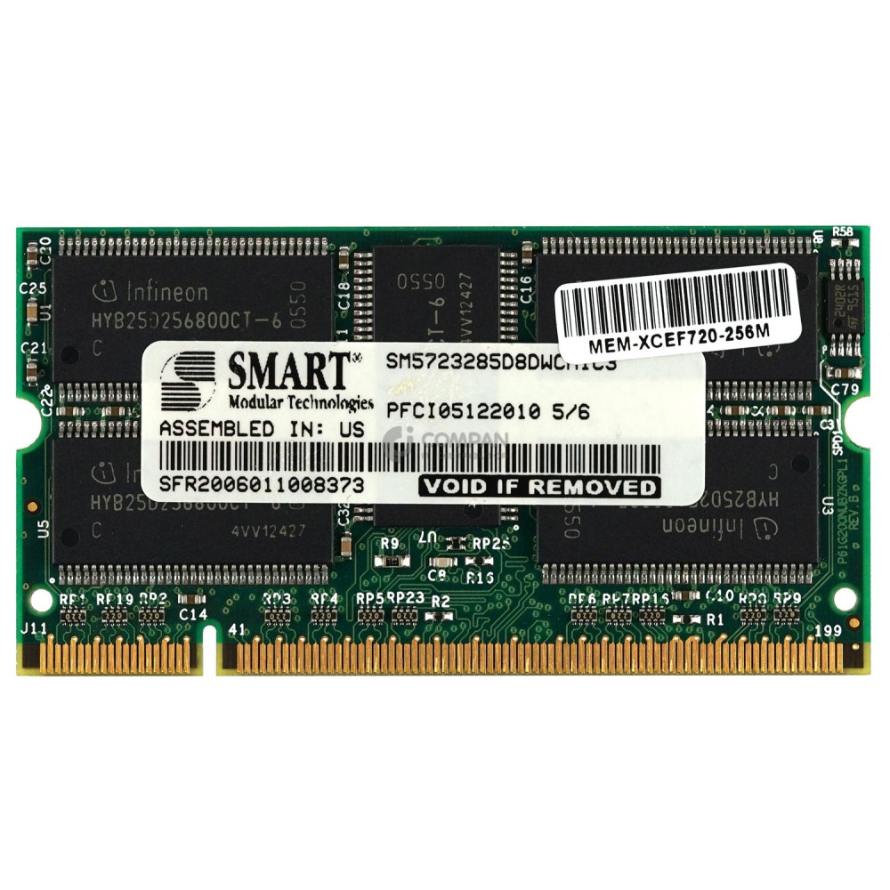 MEM-XCEF720-256M CISCO SMART MEMORY 256MB DDR FOR CATALYST 6500