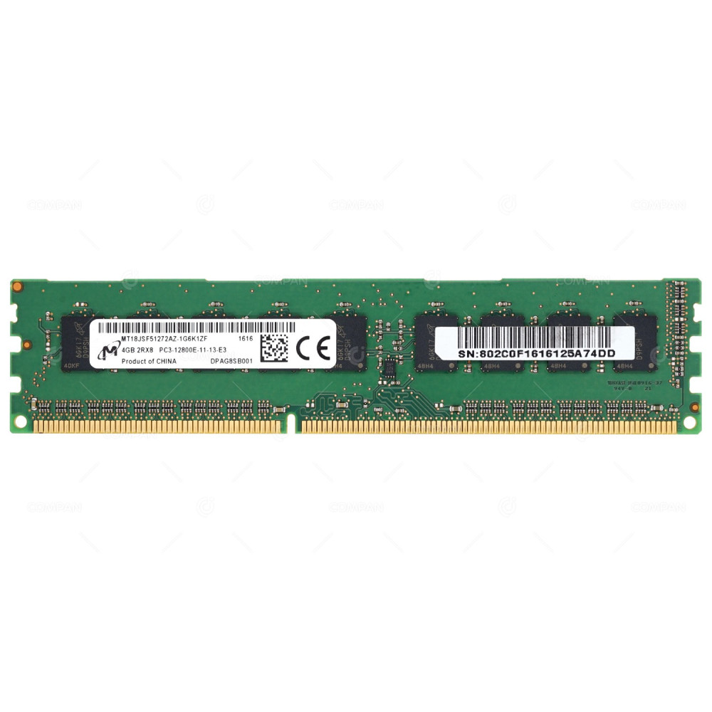 100-555-014-00 EMC DDR3 4GB 2RX8 PC3-12800 1600MHZ UDIMM FOR EMC DD2200