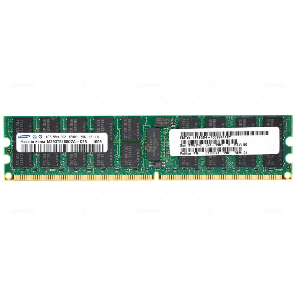 371-1901-01 SUN SPARC 4GB 2RX4 PC2 5300P MEMORY FOR M4000 M5000 - CF00371-1901
