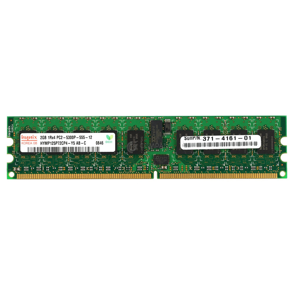 371-4161-01 SUN MEMORY 2GB 1RX4 PC2-5300P DDR2 - HYMP125P72CP4-Y5