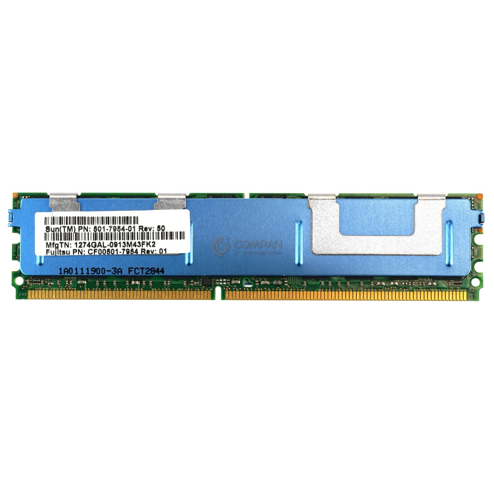 501-7954-01 SUN MEMORY 4GB 2RX4 PC2 5300F DDR2 - CF00501-7954, MT36HTF51272FY-667E1D4