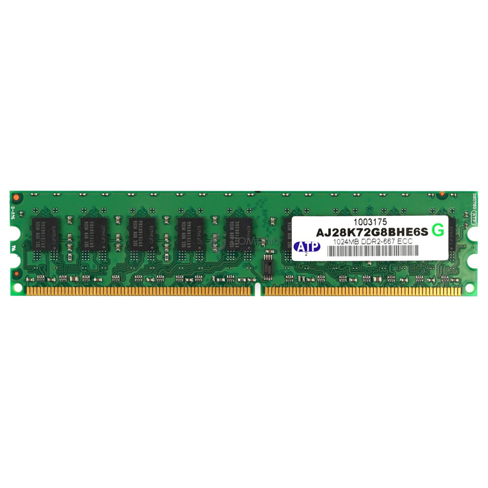 AJ28K72G8BHE6S ATP  ELECTRONICS MEMORY 1024 MB PC2 5300P DDR2-667 ECC - 1003175