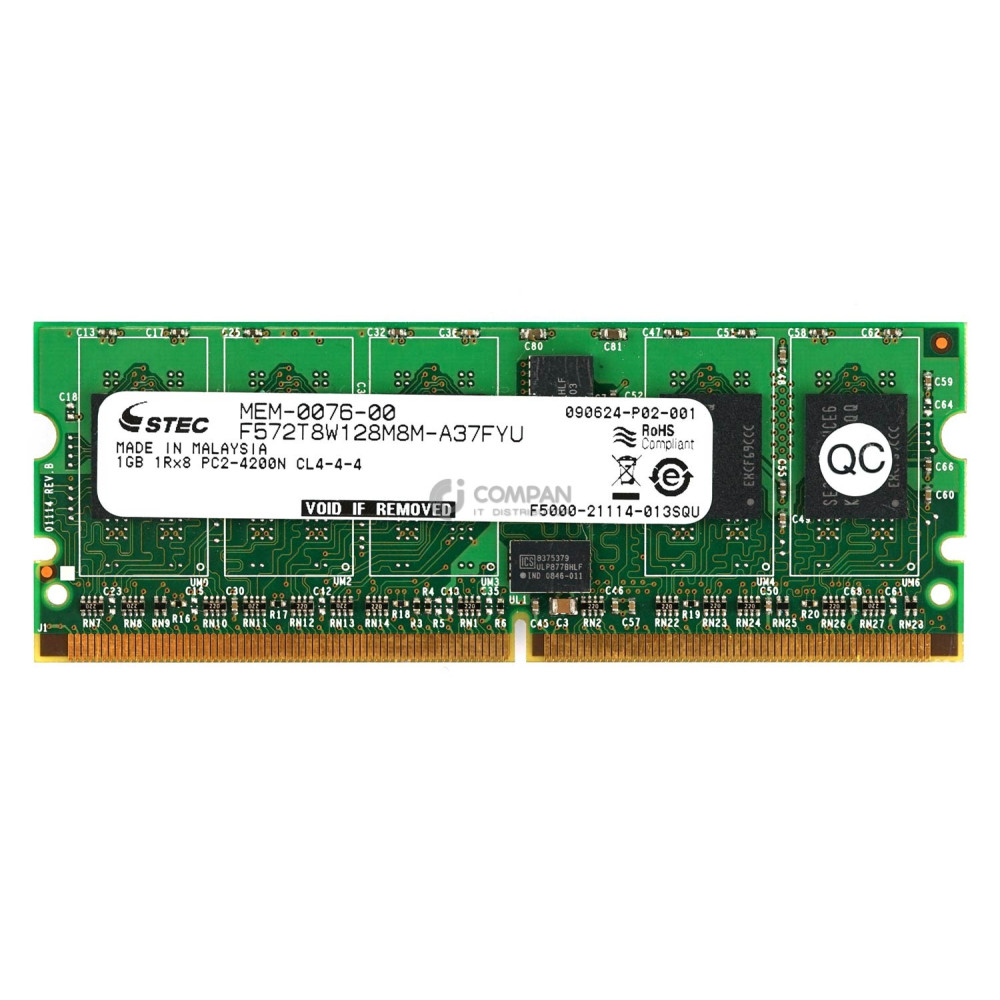 MEM-0076-00 STEC MEMORY 1GB 1R8 PC2 4200N -