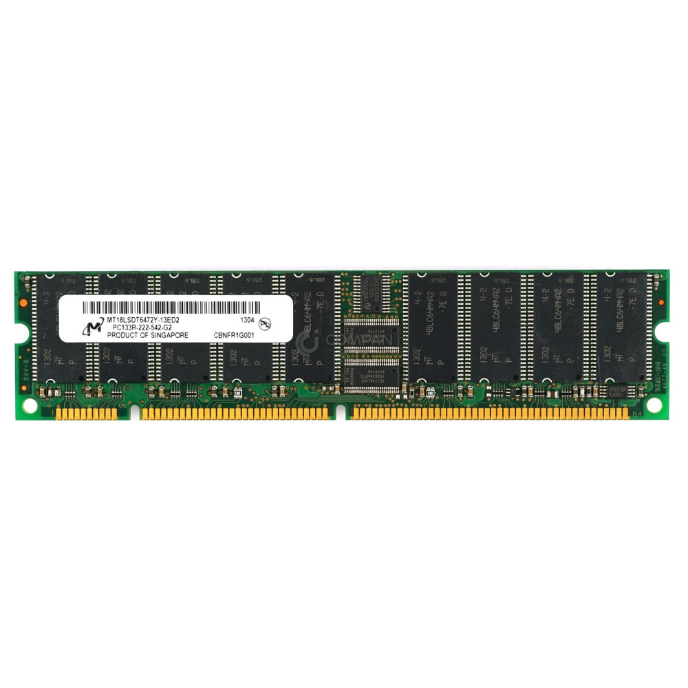 MT18LSDT6472Y-13ED2 MICRON MEMORY 512MB PC133R CL2 DDR