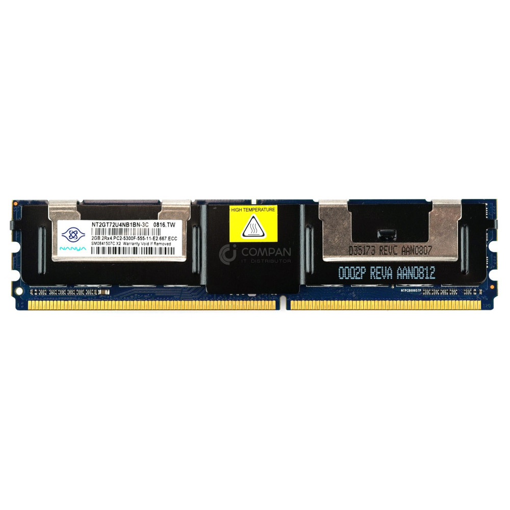 NT2GT72U4NB1BN-3C NANYA MEMORY 2GB 2RX4 PC2 5300F DDR2