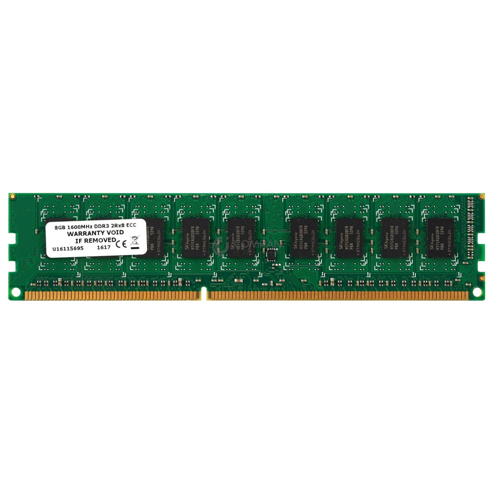 U16115695 MEMORY 8GB 2RX8 PC3 1600MHZ ECC