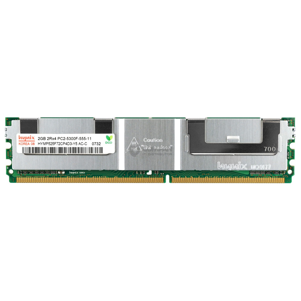 HYMP525F72CP4D3-Y5 HYNIX MEMORY 2GB 2RX4 PC2 5300F DDR2