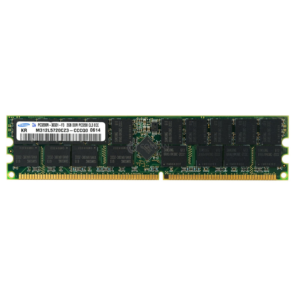 M312L5720CZ3-CCC SAMSUNG MEMORY 2GB PC 3200R DDR 400 CL3 ECC REG