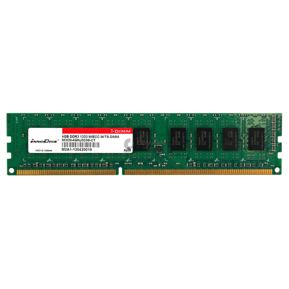 M3CN-4GHJ3C09-CT INNODISK 4GB DDR3 1333 W/ECC W/TS DIMM