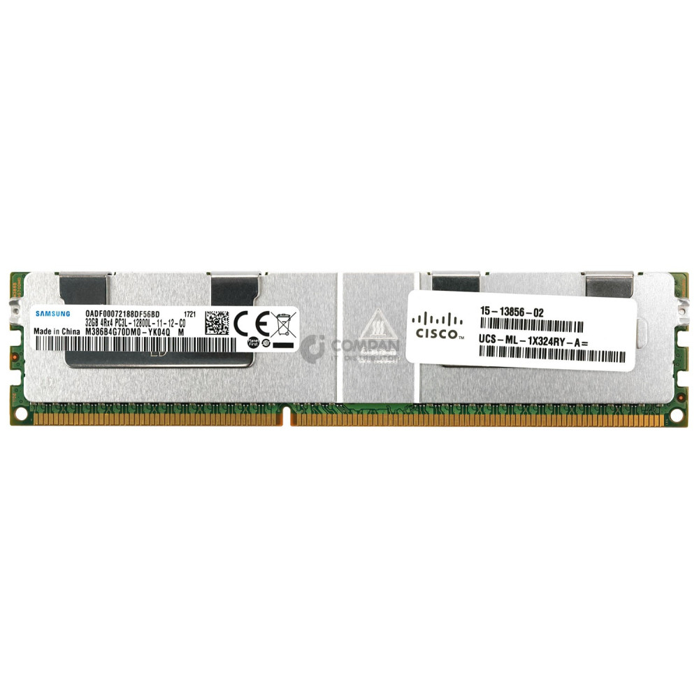 15-13856-02 CISCO DDR3 32GB 4RX4 PC3L-12800 1600MHZ LRDIMM CAS 11-11-11