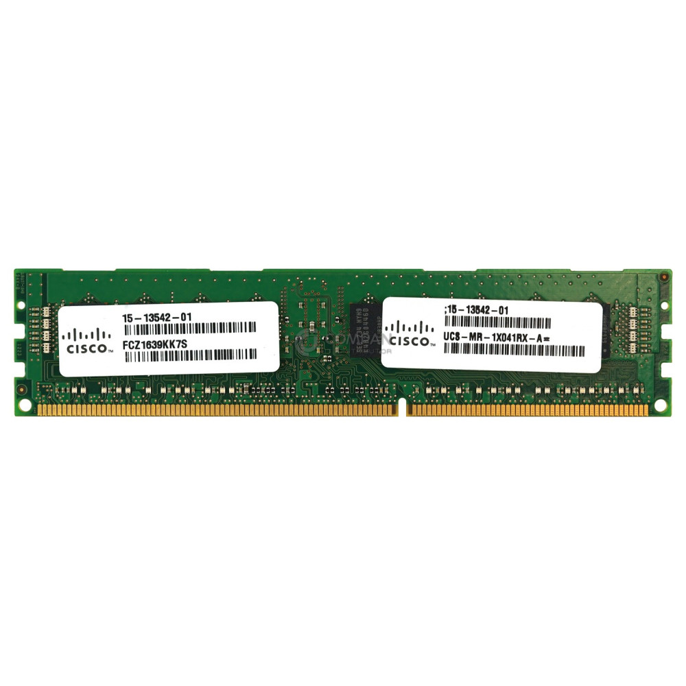 15-13542-01 CISCO MEMORY 4GB 1RX4 PC3L 10600R DDR3 - UCS-MR-1X041RX-A, M393B5270DH0-YH9