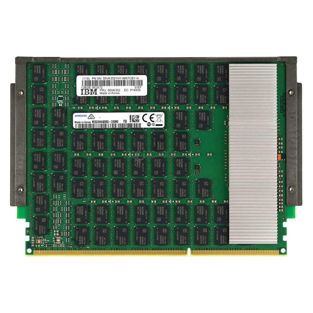 00VK352 IBM DDR4 128GB 16GX72 PC4-12800 1600MHZ CDIMM FOR IBM POWER8