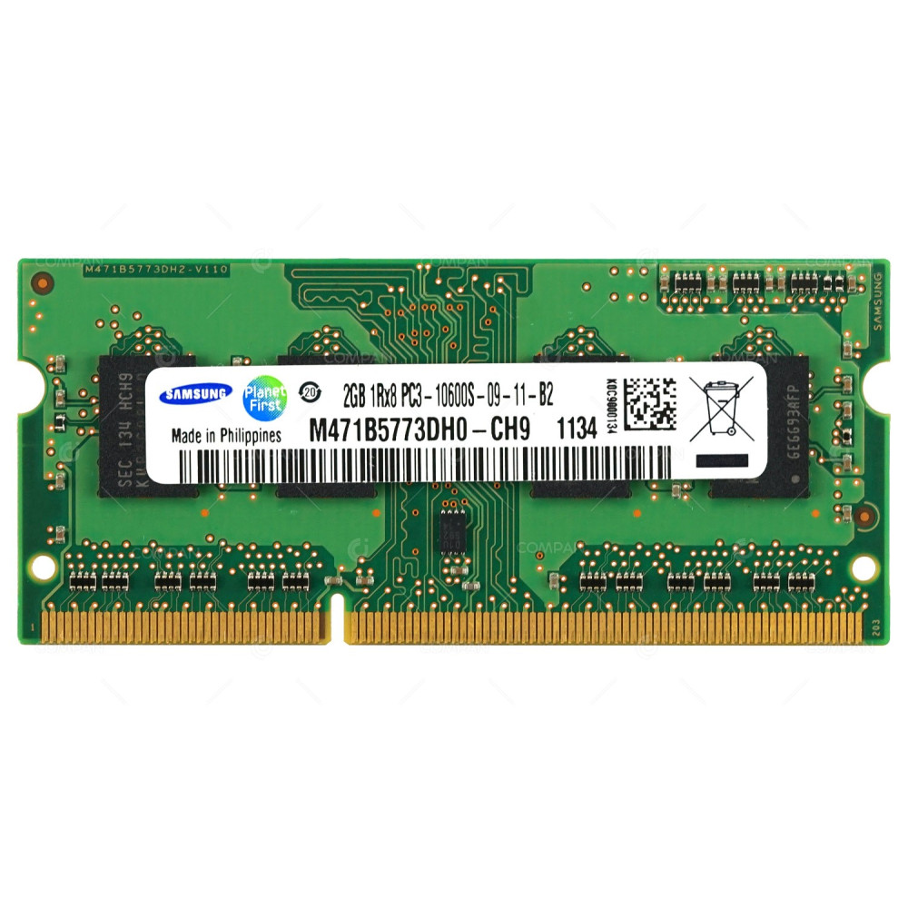 M471B5773DH0-CH9 SAMSUNG MEMORY 2GB 1RX8 PC3-10600S DDR3 -