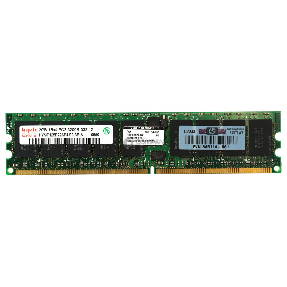 345114-861 HP DDR2 MEMORY 2GB 400MHz 1RX4 PC2-3200R