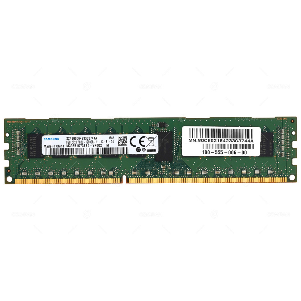 100-555-006-00 EMC DDR3 8GB PC3L-12800 1600MHZ RDIMM FOR EMC ISILON NL410
