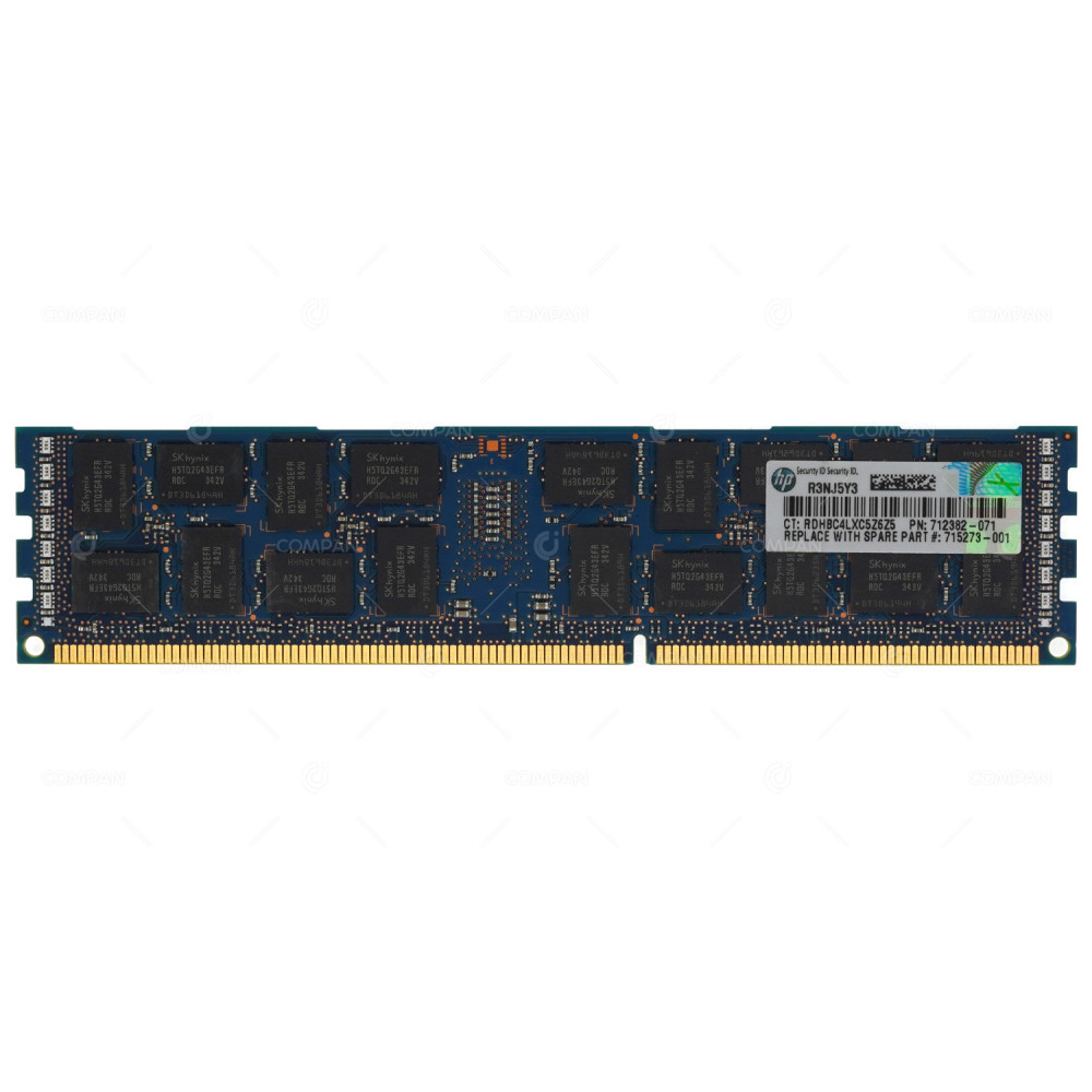 712382-071 HP DDR3 8GB 2RX4 PC3-14900 1866MHZ RDIMM