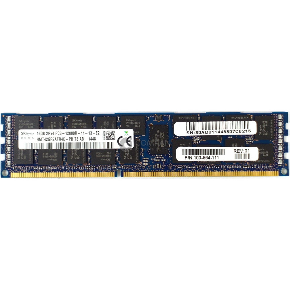 HMT42GR7AFR4C-PB HYNIX 16GB 2RX4 PC3 12800R 1600MHZ -