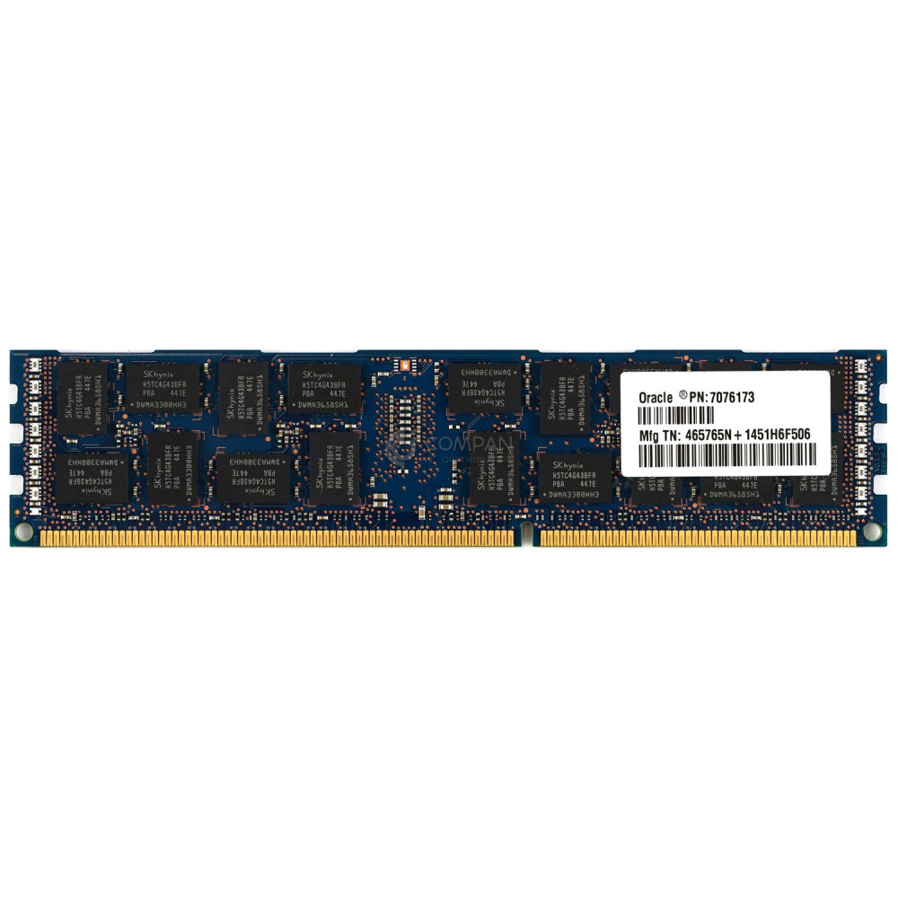 7076173 ORACLE SUN DDR3 16GB 2RX4 PC3L-12800 1600MHZ RDIMM CL11