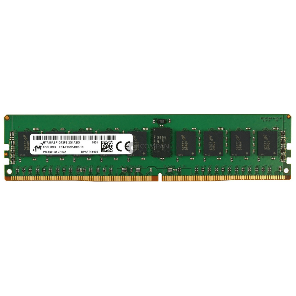 MTA18ASF1G72PZ-2G1A2 MICRON MEMORY 8GB 1RX4 PC4 2133P DDR4 17000P -