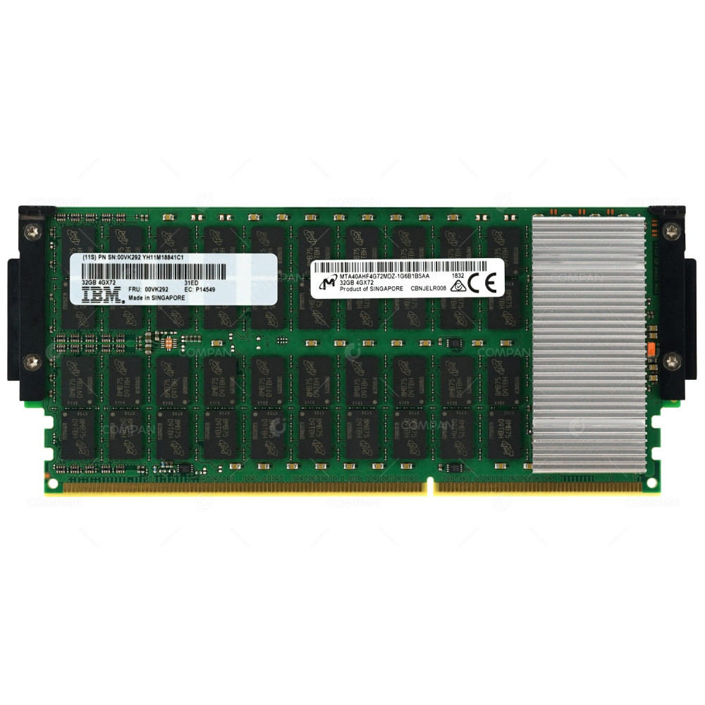 00VK292 IBM DDR4 32GB 4GX72 PC4-12800 1600MHZ CDIMM FOR PSERIES POWER8