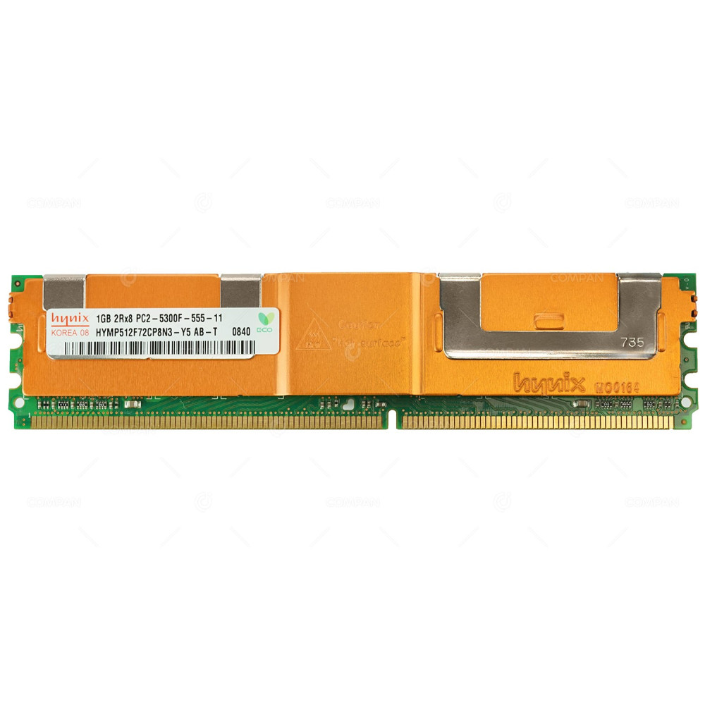 398706-551 HP MEMORY 1GB 2RX8 PC2-5300F DDR2