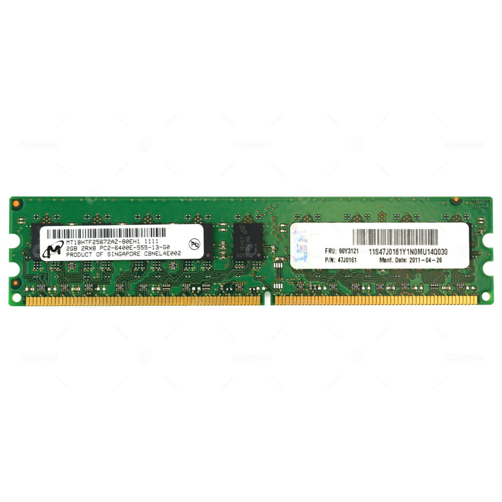 90Y3121 IBM MEMORY 2GB 2RX8 PC2 6400E DDR2