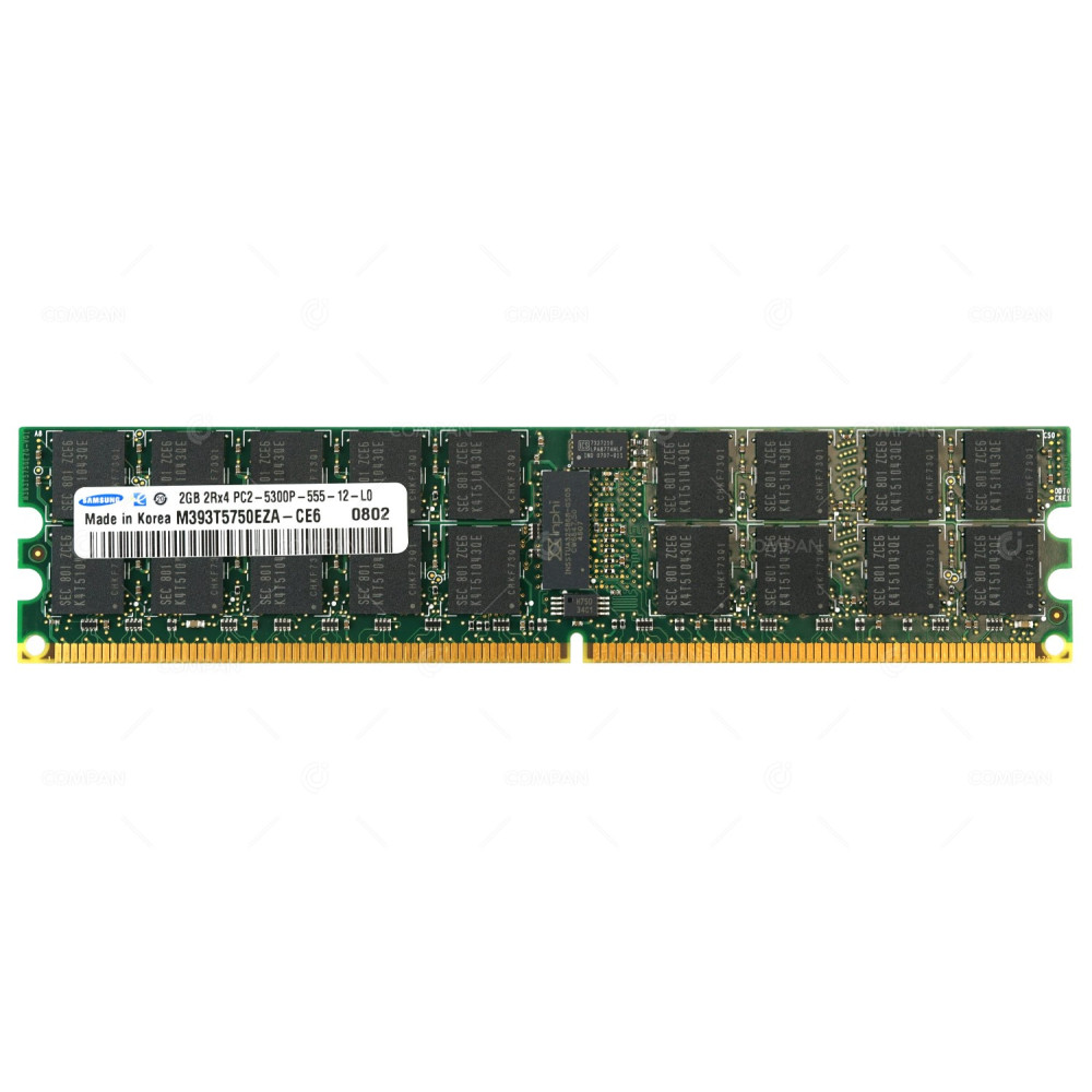 M393T5750EZA-CE6 SAMSUNG MEMORY 2GB 2RX4 PC2 5300P DDR2