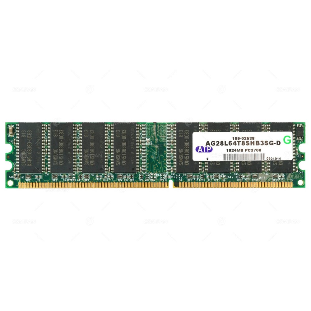 AG28L64T8SHB3SG-D ATP ELECTRONICS MEMORY 1024MB PC2700 184-PIN 109-02538