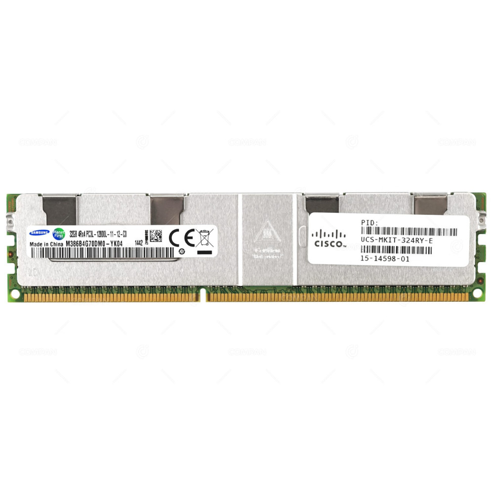 15-14598-01 CISCO MEMORY 32GB 4RX4 PC3L 12800L LRDIMM ECC CL11 240 PIN DDR3