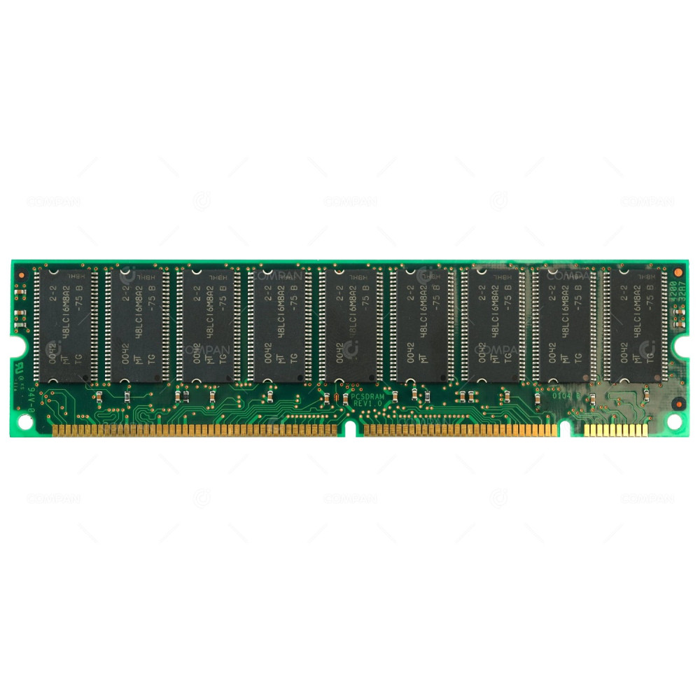 MT18LSDT3272AG-10EB1 MICRON MEMORY 256MB PC100 100MHZ 168 PIN DUAL RANK CL2 ECC DIMM SDRAM UNBUFFERED PC100-222-620