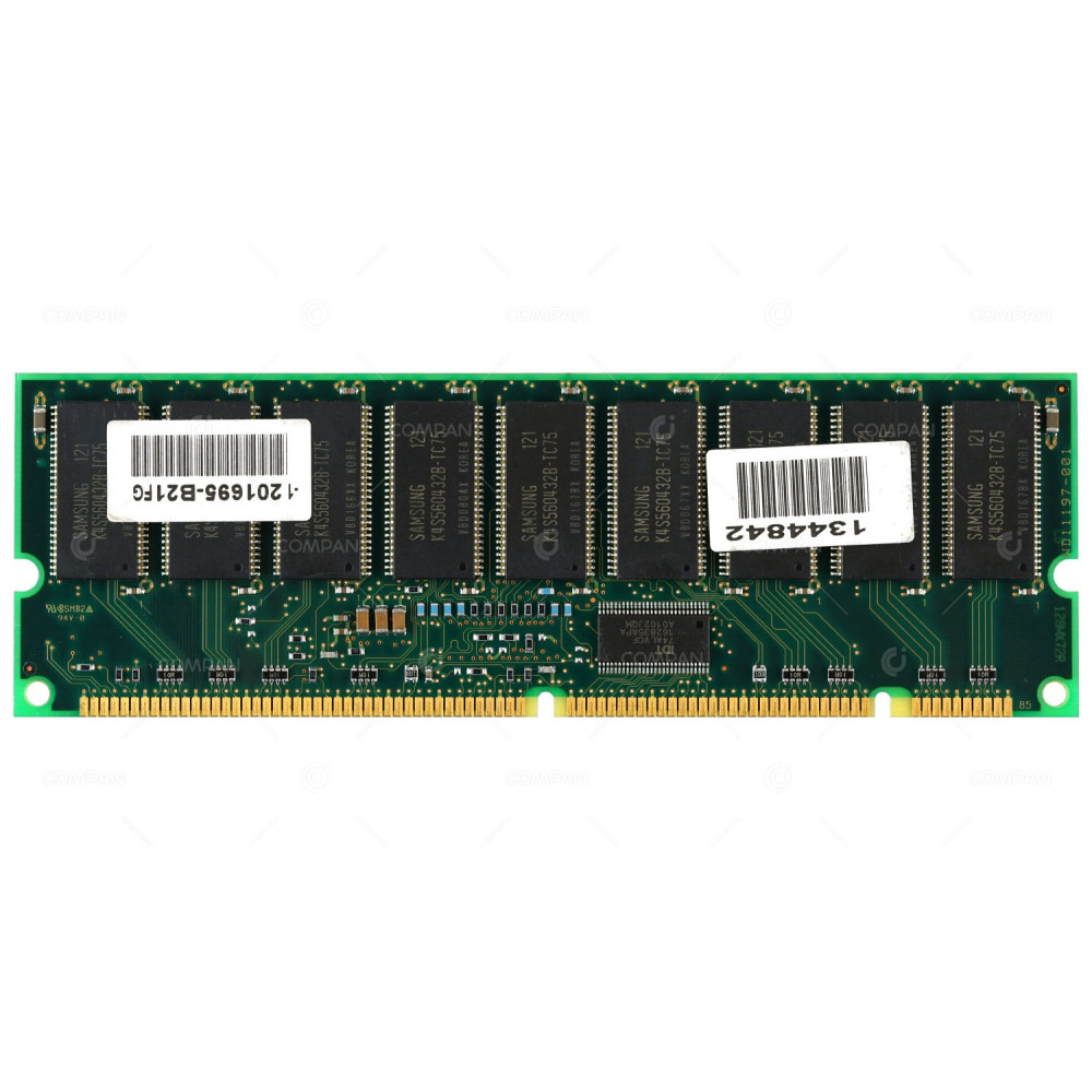 127008-041 HP MEMORY 1GB PC133 133MHZ SDRAM CL3 ECC FOR PROLIANT ML330, ML350, ML370, ML770, DL380, DL760 HYM72V12C736, PC133R-333-542