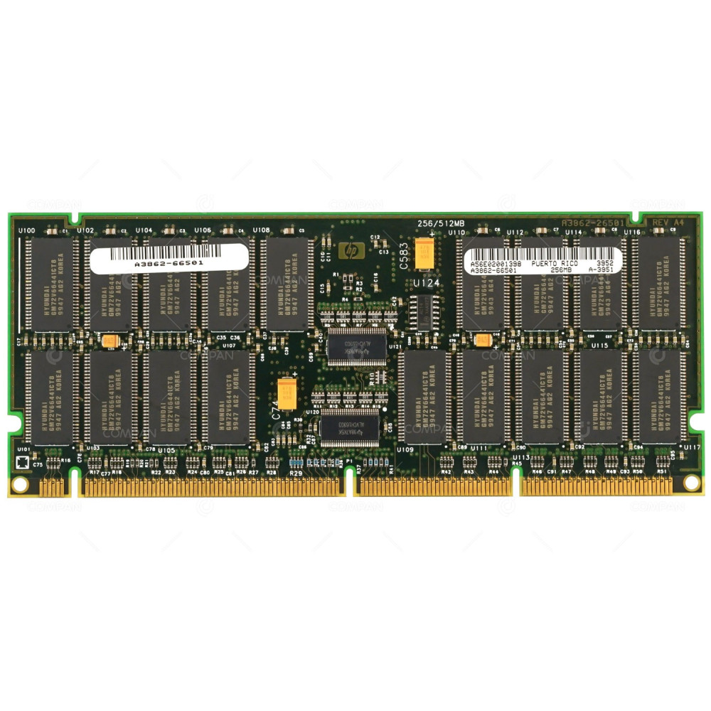 A3862-66501 HP MEMORY 256MB SDRAM DIMM FOR HP-UX VISUALIZE C3000 WORKSTATION A3862-26501, 3952, A-3951