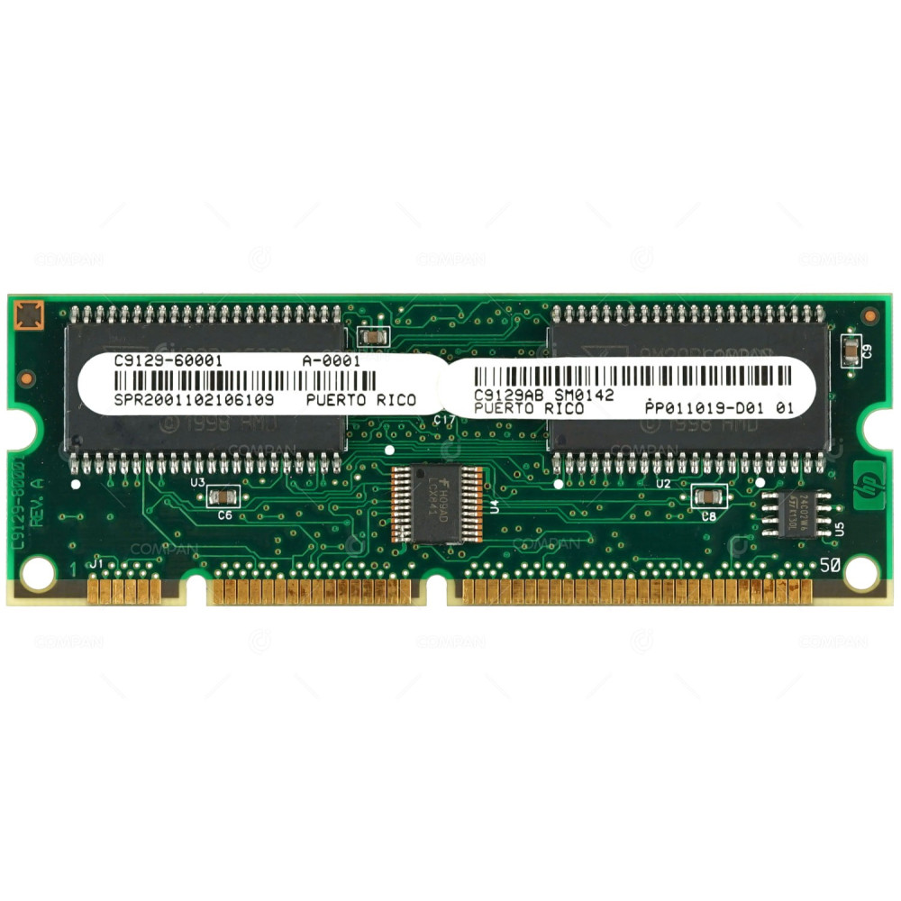 C9129-60001 HP MEMORY 4MB FLASH 8MB DIMM FOR LASERJET PRINTER 8150 8150N A-0001